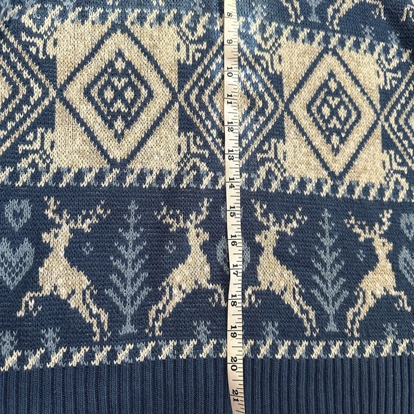 Vintage United States Sweaters women’s reindeer turtleneck sweater large. - Picture 5 of 9